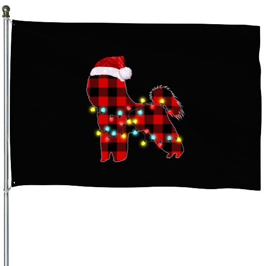 Bichon Frise Christmas Dog Lover Pajamas House Flags