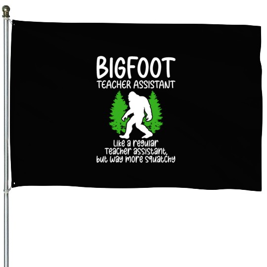 Bigfoot Party Supplies Bigfoot Teacher Assistant House Flags