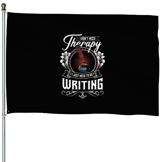 Book Writing Writer Reading House Flags