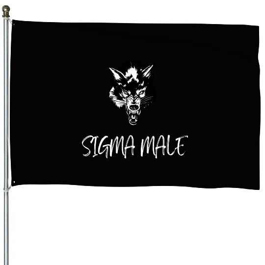 Lone Wolf Sigmamale Alfa Male House Flags