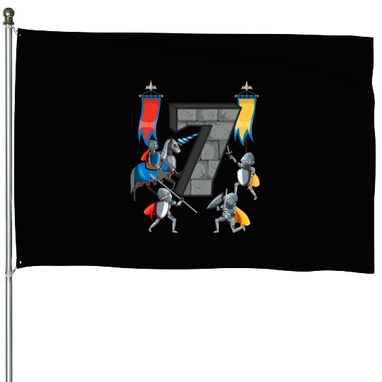 Medieval Knights Middle Ages History Castle 7th House Flags