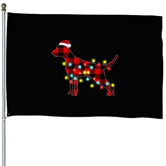 Weimaraner Christmas Dog Lover Pajamas House Flags