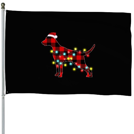 Weimaraner Christmas Dog Lover Pajamas House Flags