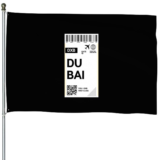 Destination Dubai Airport Travel pass House Flags