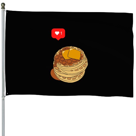 Waffle lover House Flags