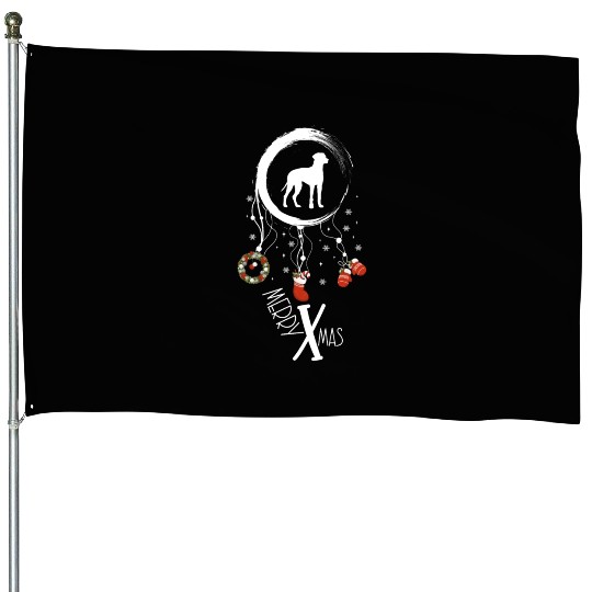 dog dreamcatcher Christmas Rhodesian Ridgeback House Flags