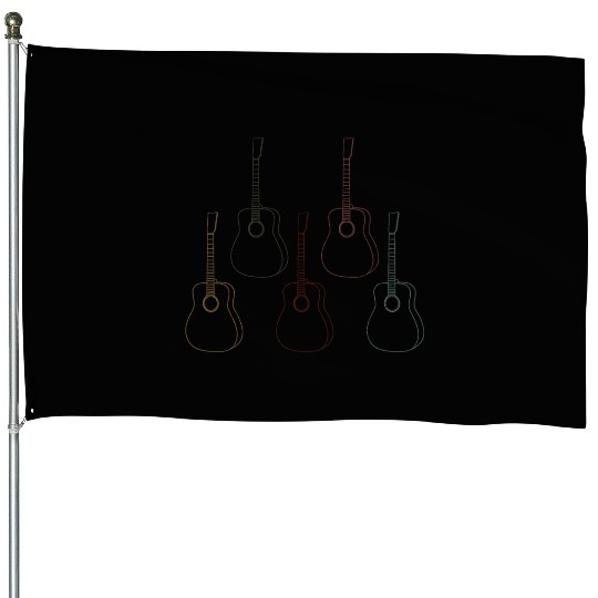 Bass Guitar Player Music Musician Bassist House Flags