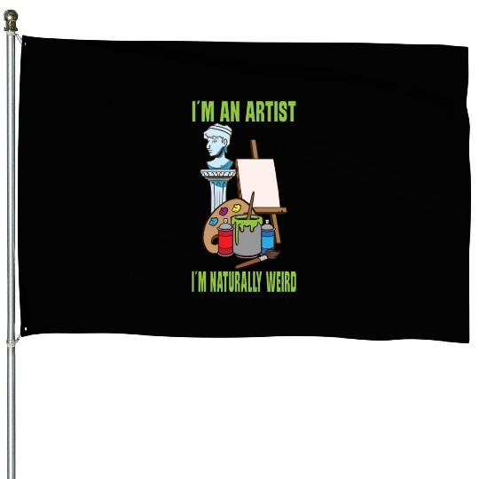 Artist Painting Painter Art Paint Art Teacher House Flags