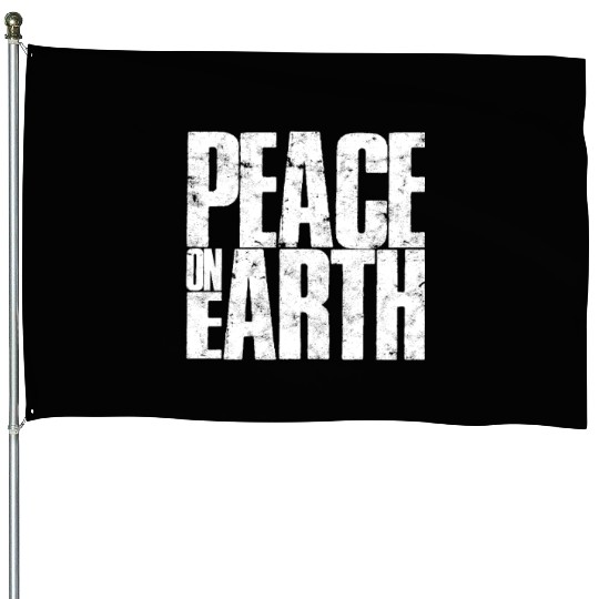 Peace on Earth - peace House Flags