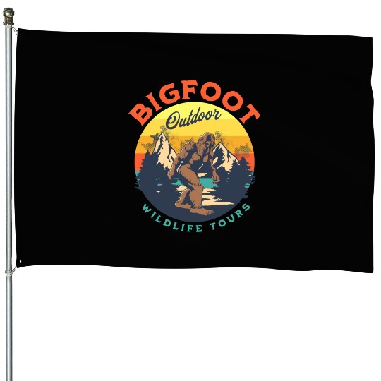 Bigfoot Outdoor Wild Nature Tours House Flags
