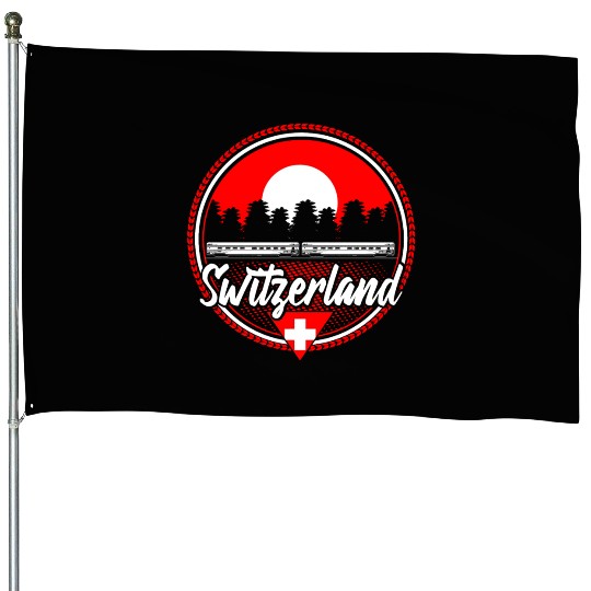 Switzerland Mountains State Gift Idea House Flags