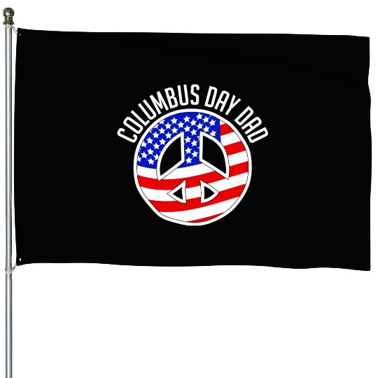 Columbus Day 1492 House Flags
