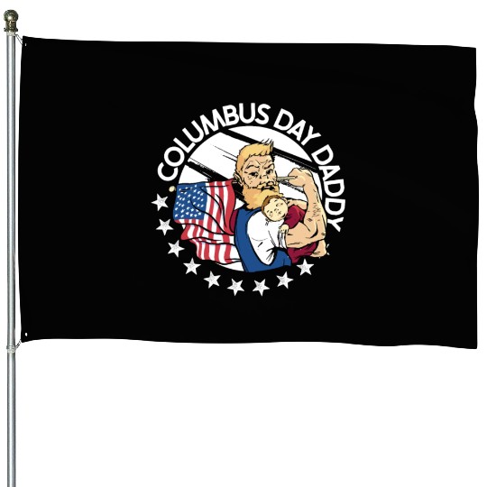 Columbus Day 1492 House Flags