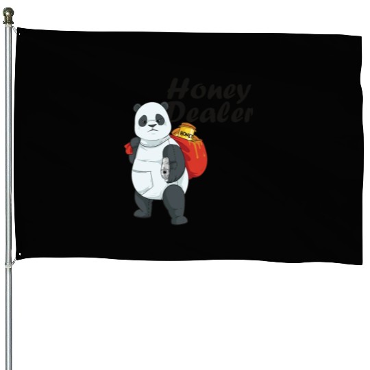 Honey Dealer Farmer Beekeeper Bees Panda House Flags