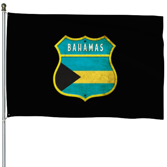 Bahamas coat of arms flag design House Flags