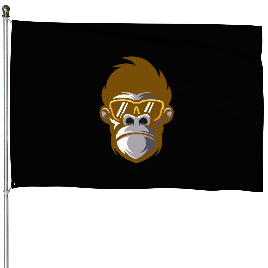 monkey face House Flags