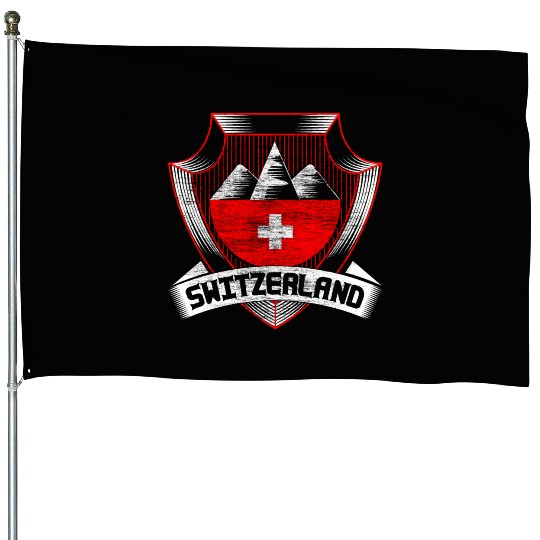 Switzerland Neutrality Flag House Flags