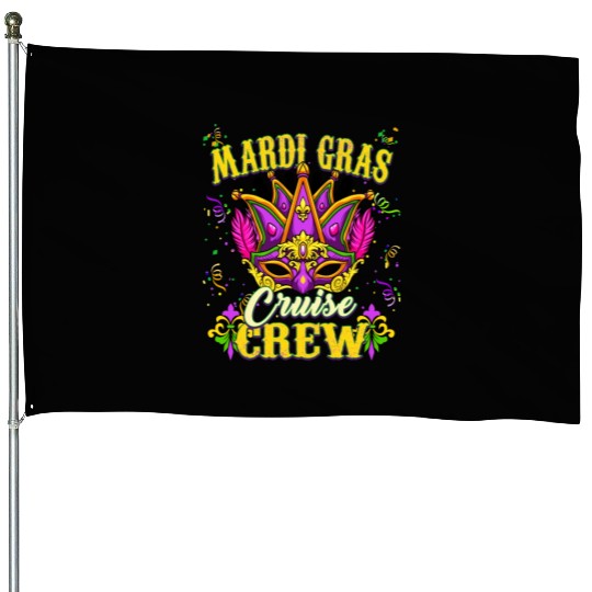 Mardi Gras Cruise Crew House Flags