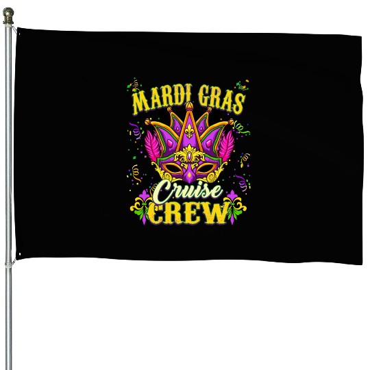 Mardi Gras Cruise Crew House Flags