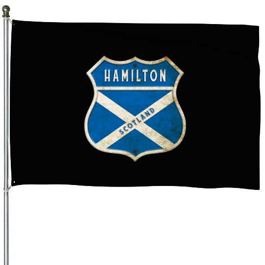 Hamilton Scotland coat of arms flag design House Flags