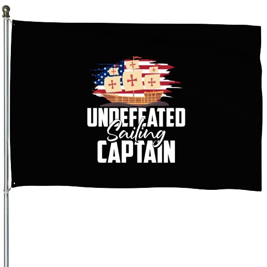 Columbus Day 1492 House Flags