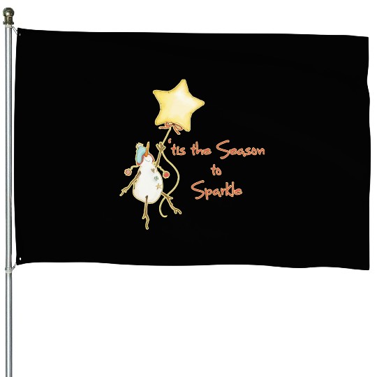 'tis the season to sparkle House Flags