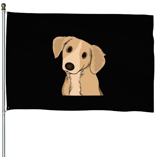 Dachshund Cute Puppy Funny Dog Pet Lover Gift Idea House Flags