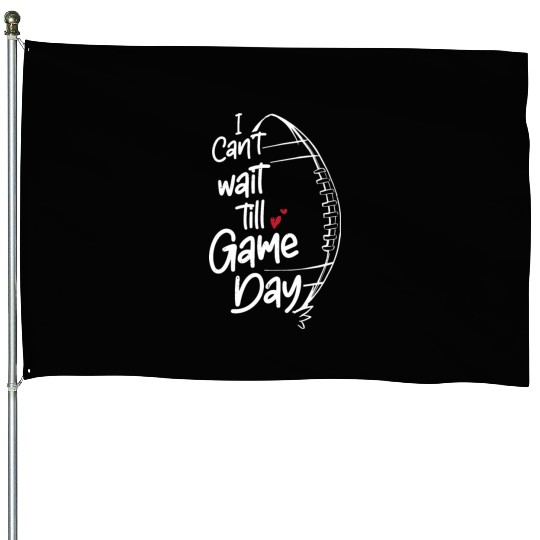 American Football Football Sunday Game Day Sport House Flags