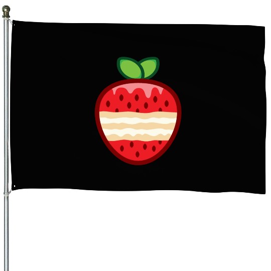 strawberry shortcake funny House Flags