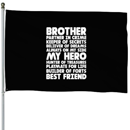 Brother Partner in Crime Keeper of Secrets House Flags