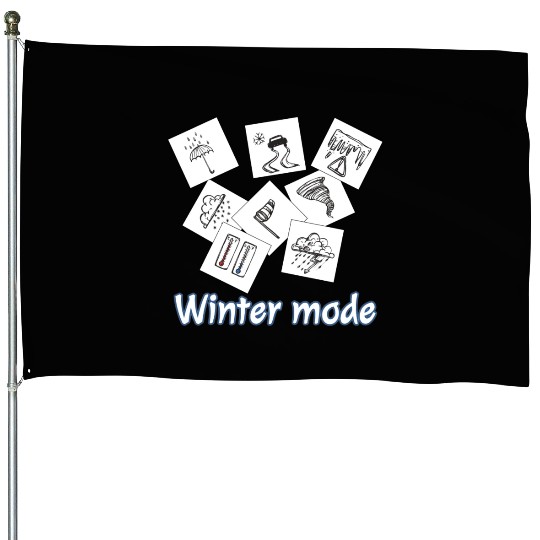 Winter mode House Flags