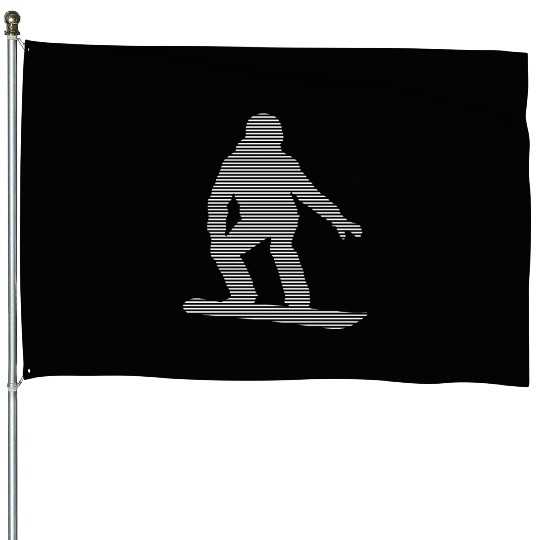 snowboarding House Flags