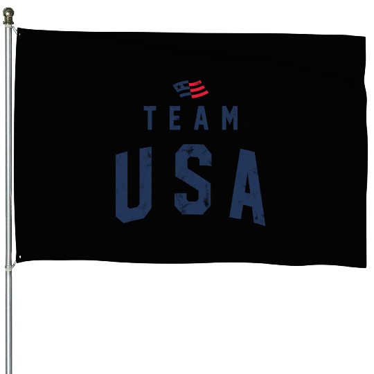 TEAM USA USED LOOK House Flags
