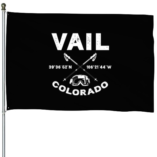 Vail Colorado, Skiing House Flags