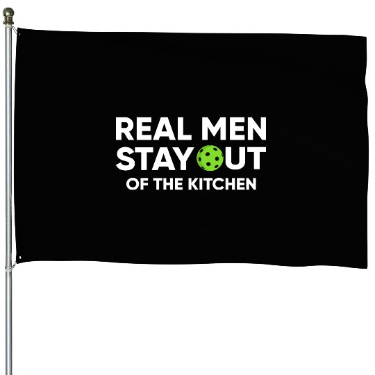 Cool Pickleball For Men Dad PickleBall Sports House Flags