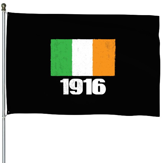 1916 Ireland Flag Irish Rebellion Easter Rising House Flags