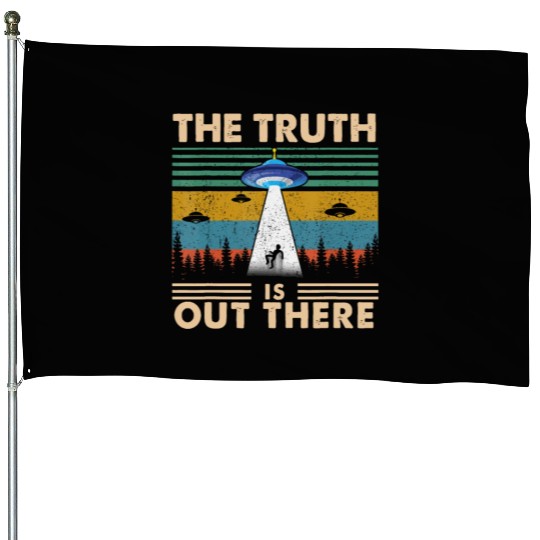 The Truth Is Out There Storm Raid Area 51 Alien House Flags