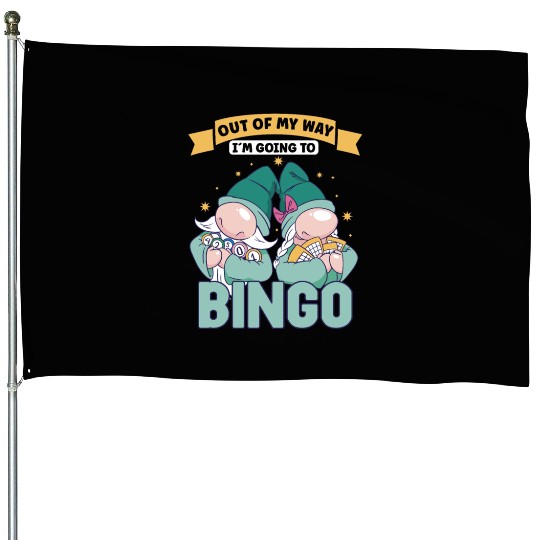Bingo Card Game Grandma Bingo Player Bingo Cards House Flags