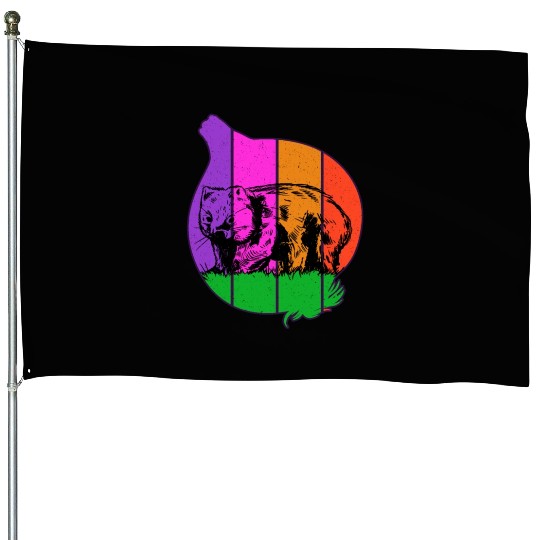 Wombat Onion - Wombat Onion House Flags