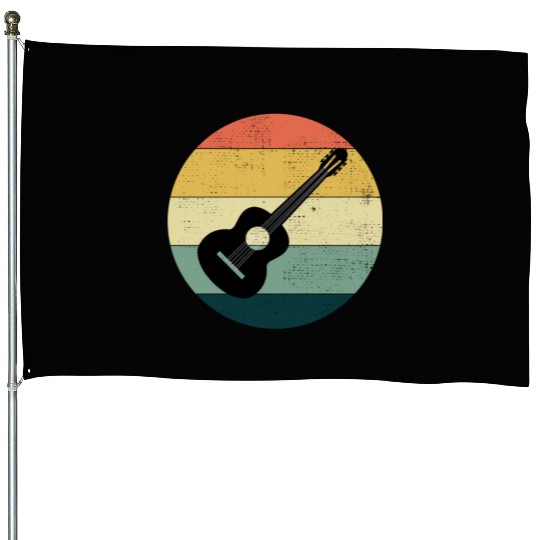 Acoustic Guitar Player Music Musician Guitarist House Flags