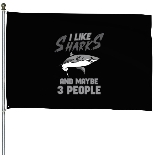 Shark Ocean Predator Sea Creature House Flags