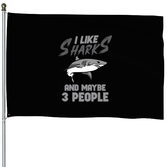 Shark Ocean Predator Sea Creature House Flags