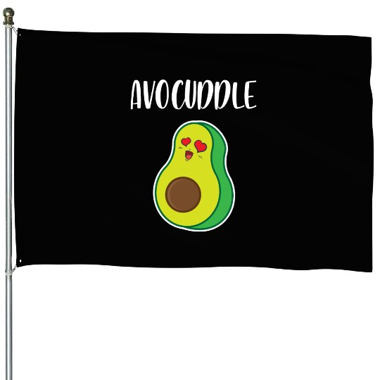 20200611 Avocado Couples Lets Avocuddle2 House Flags