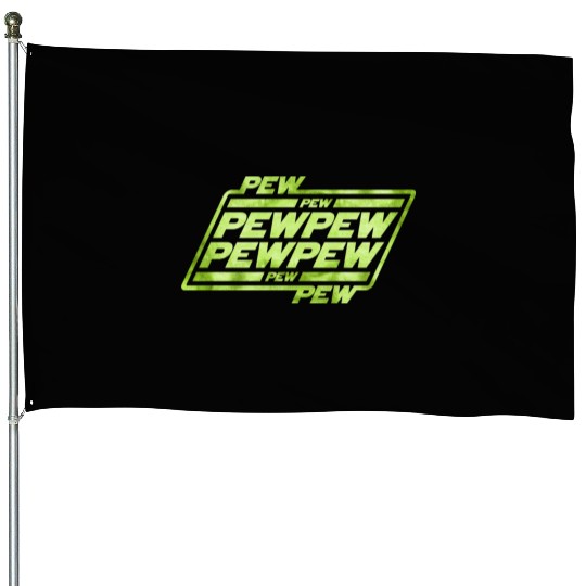 Pew Pew Pew House Flags