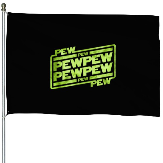 Pew Pew Pew House Flags