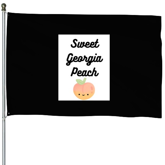 Sweet Georgia Peach House Flags