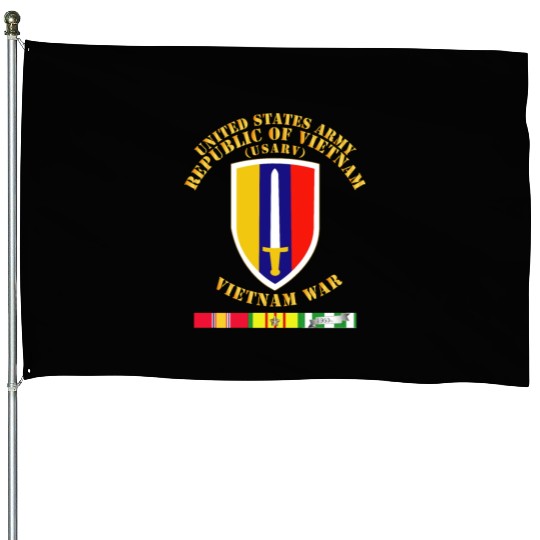 Army US Army Vietnam USARV Vietnam War w SVC House Flags