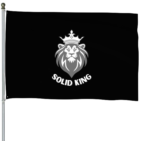 Solid king House Flags