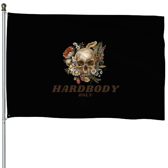 Natural Skull House Flags