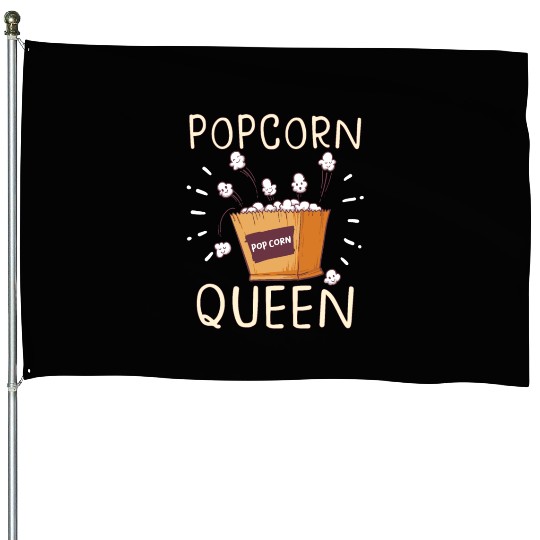 Movie Watching Cinema Popcorn Binge Watching House Flags